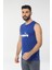 Therm Erkek Mavi Kolsuz T-Shirt - 1ATL01-MAVİ 3