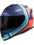 Storm Slant Mat Mavi-Turuncu Kask 2 Cam 1