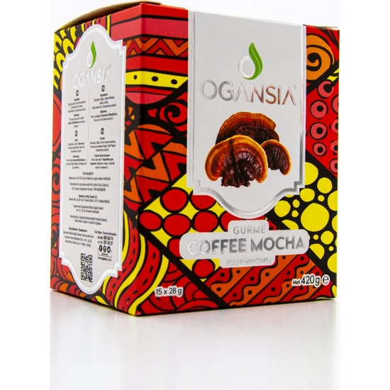 Ogansia Gurme Coffee Mocha Reishi Mantarlı 15 Lezzetli 420 gr