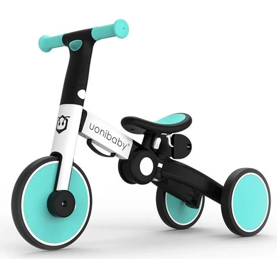 Uonibaby 1-6 Yaş 3 Tekerlekli Katlanabilir Çocuk Bisikleti - Beyaz (Yurt Dışından)
