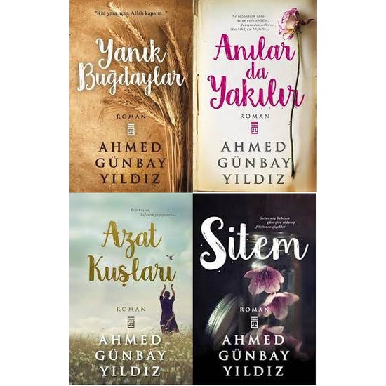 Timaş Yayınları Ahmed Günbay Yıldız 4 Kitap Set / Yanık Buğdaylar - Anılar Da Yakılır - Azat Kuşları - Sitem Ekitap İndir | PDF | ePub | Mobi