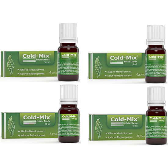 Cold-Mix Burun Tıkanıklığı Için Rahatlatıcı Damla 10 ml X4 Adet