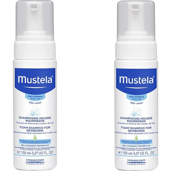 Mustela Yenidoğan Köpük Şampuanı 150ML X2 Adet