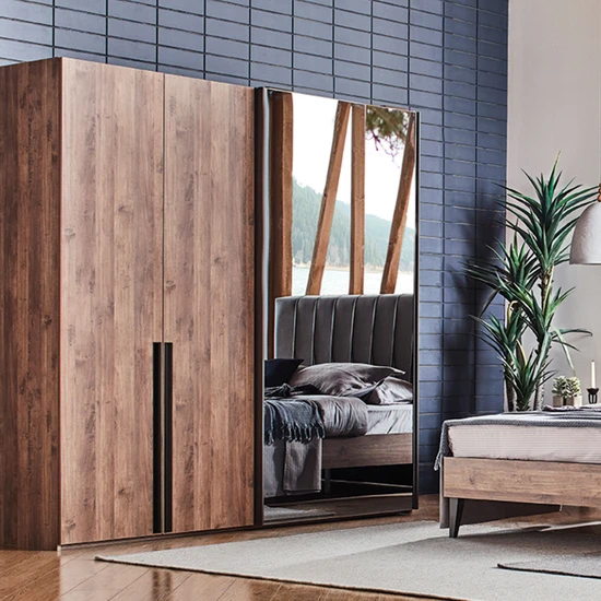 Enza Home Orlando Sürgü Kapaklı Dolap (220 Cm)