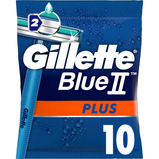 Gillette Blue2 10'lu Plus Kullan At Tıraş Bıçağı