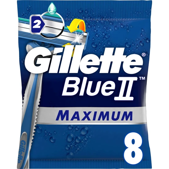 Gillette Blue2 Maximum Kullan At Tıraş Bıçağı 8'li