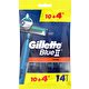 Gillette Blue2 Plus Kullan At Tıraş Bıçağı 10+4 Adet