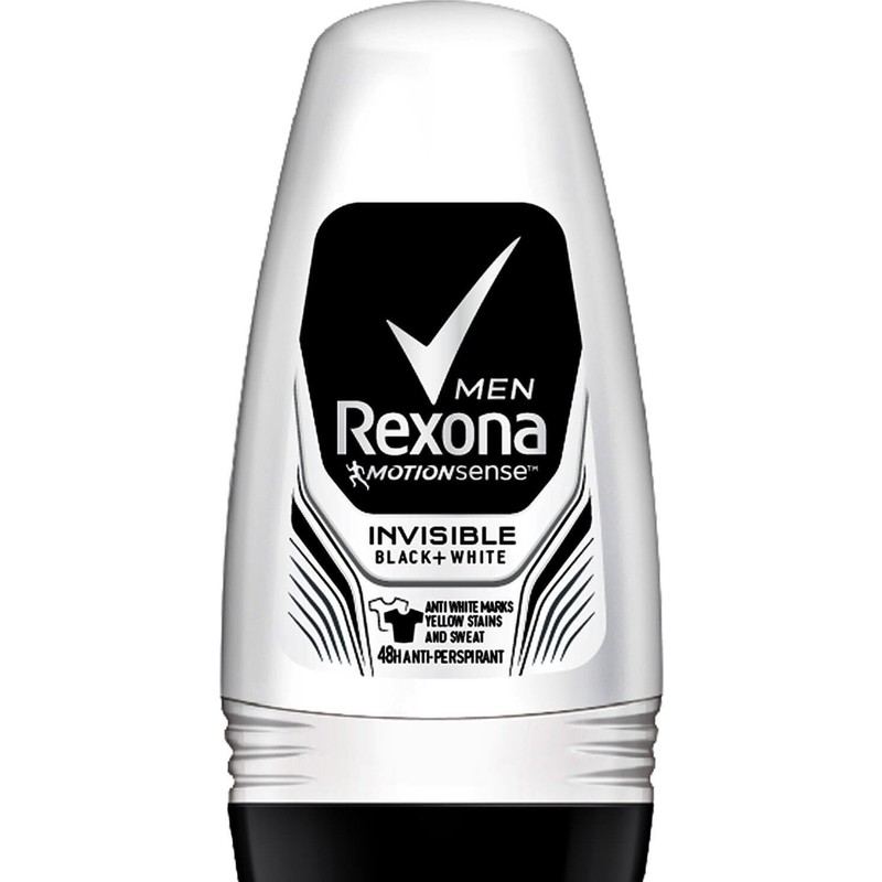 Rexona Motion Sense Invisible Black & White Roll On 50 ml