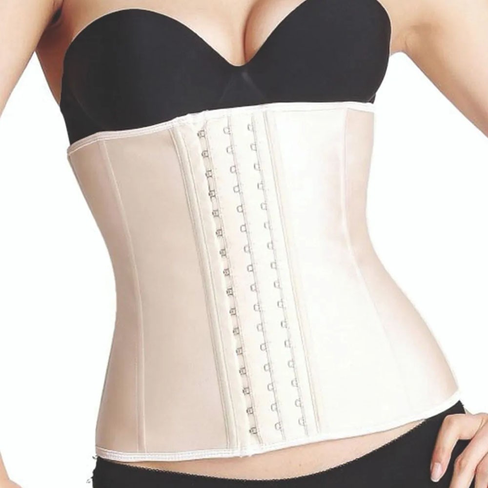 Dr. Fitto Dr.Fitto Göğüs Altı Çelik Balenli Latex Göbek Toparlayıcı , Bel Inceltici, Sıkılaştırıcı Kopçalı Korse DR01 görsel 5
