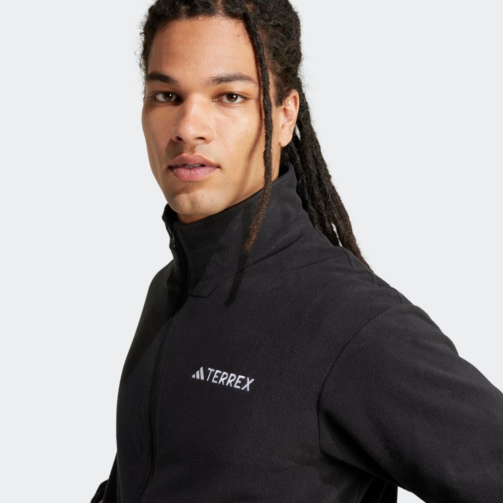 adidas Erkek Siyah Ceket MT ESS FZ FL JP0795 görsel 3
