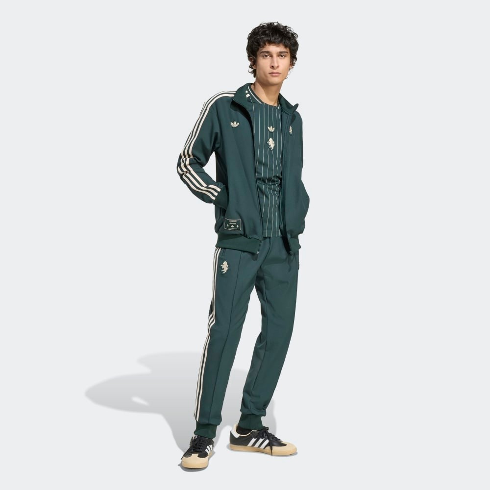 adidas Erkek Yeşil Ceket JUVE ICON TT JM9449 görsel 3