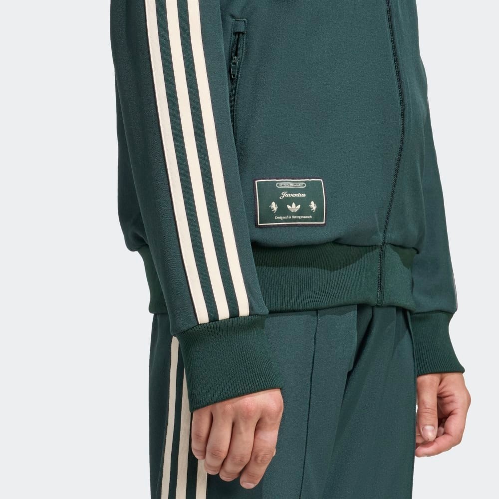 adidas Erkek Yeşil Ceket JUVE ICON TT JM9449 görsel 5