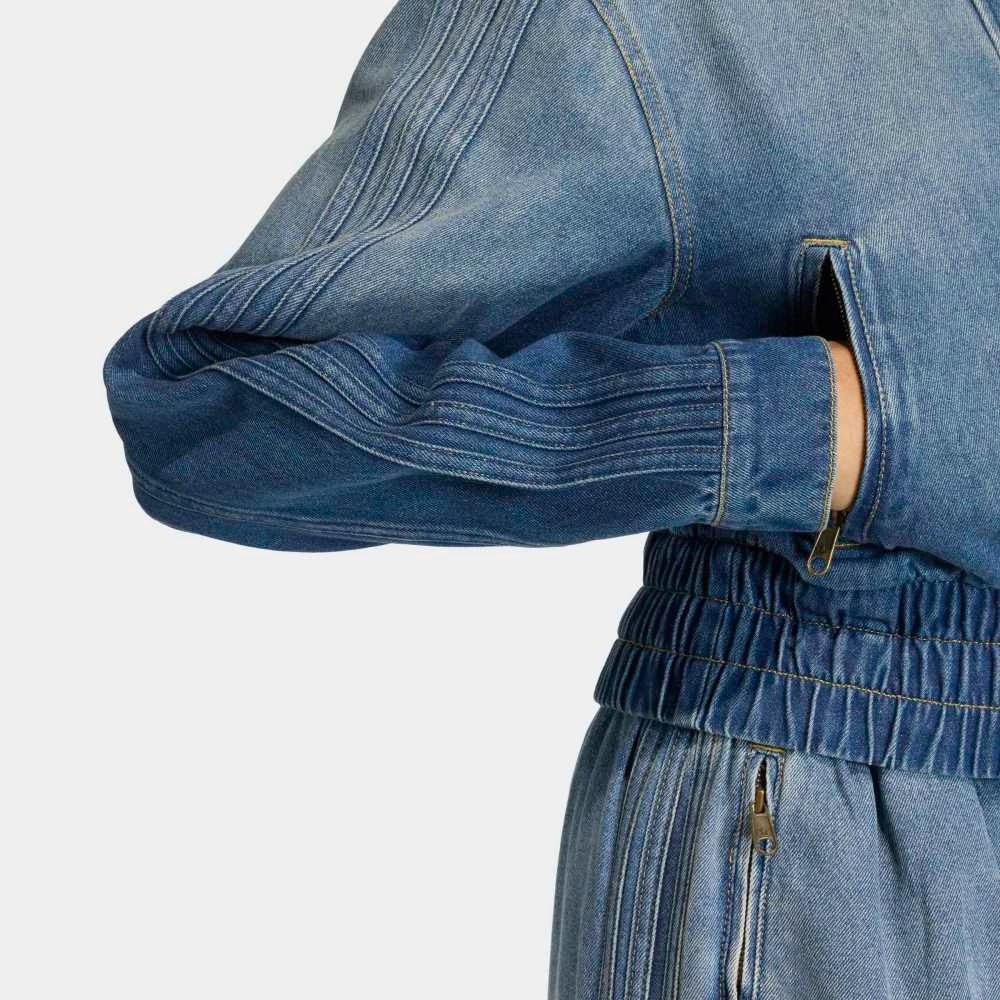 adidas KE1072 P Ess Denım Tt Kadın Eşofman Üstü görsel 6