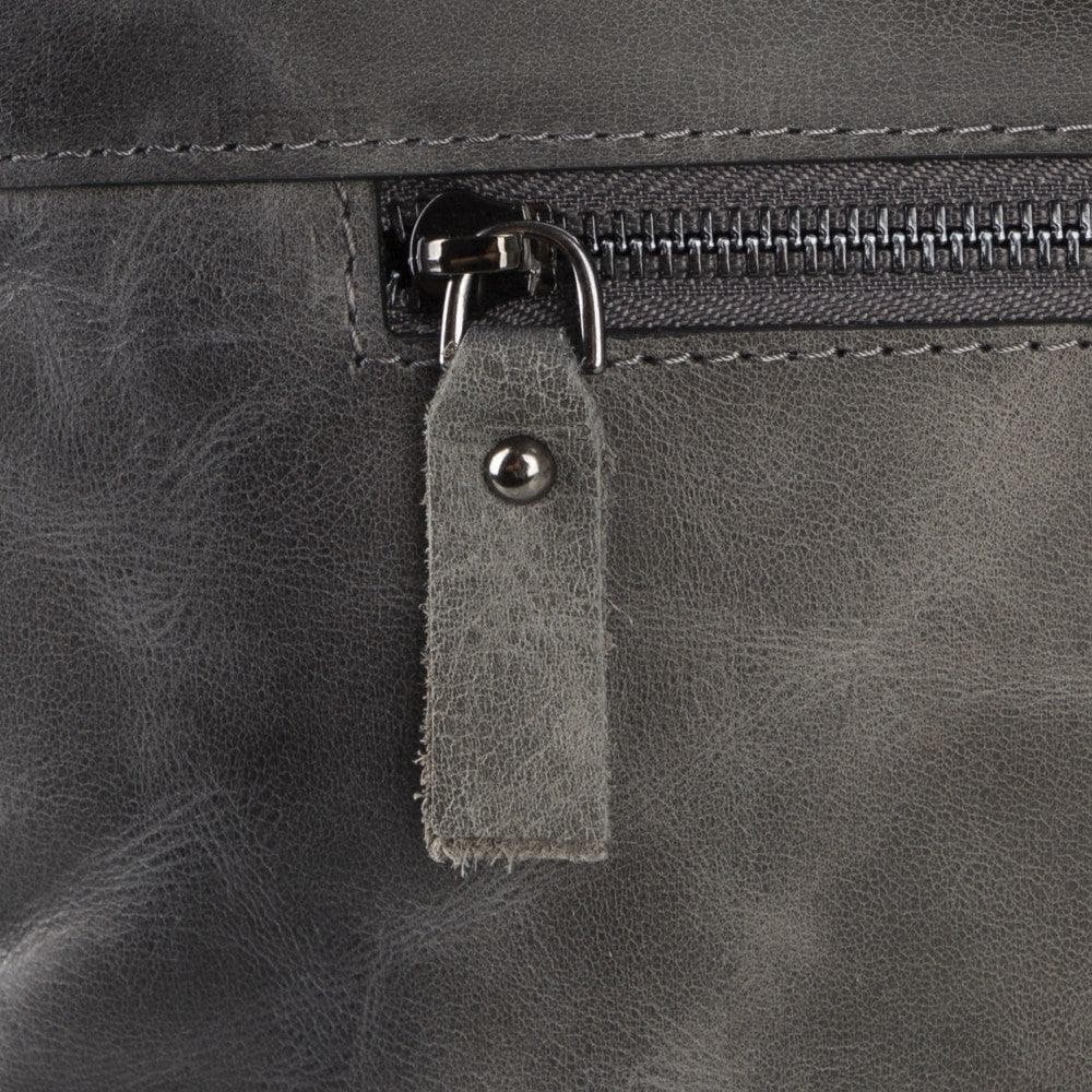 BloominBag Bloom Urban Shield 13"-14" Ash Gray Deri Laptop / Macbook Çantası görsel 8