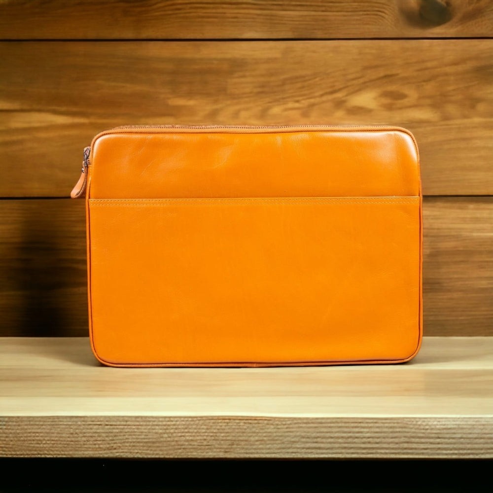 BloominBag Torıno Siena Tan Super Slim 16INÇ Laptop / Macbook Kılıf görsel 4