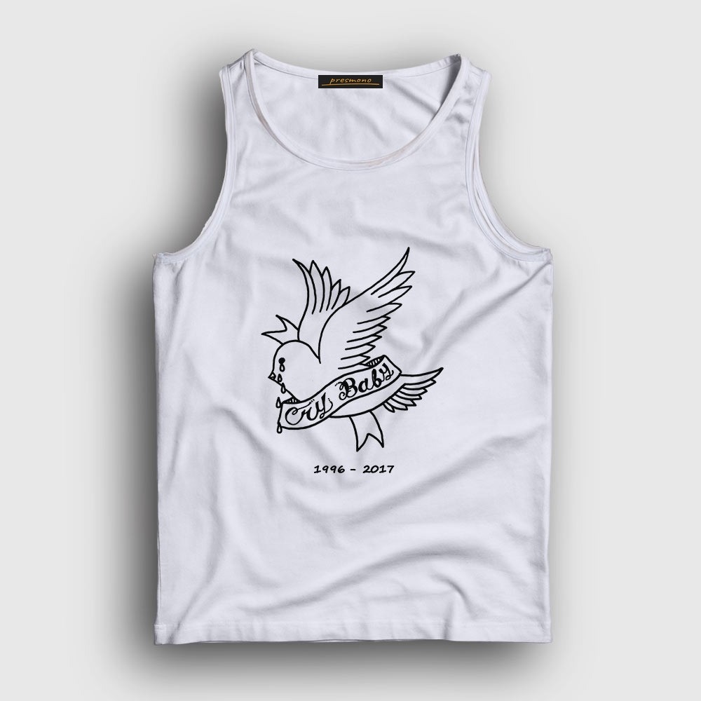 Presmono Unisex Kırmızı Cry Baby Lil Peep Atlet görsel 2