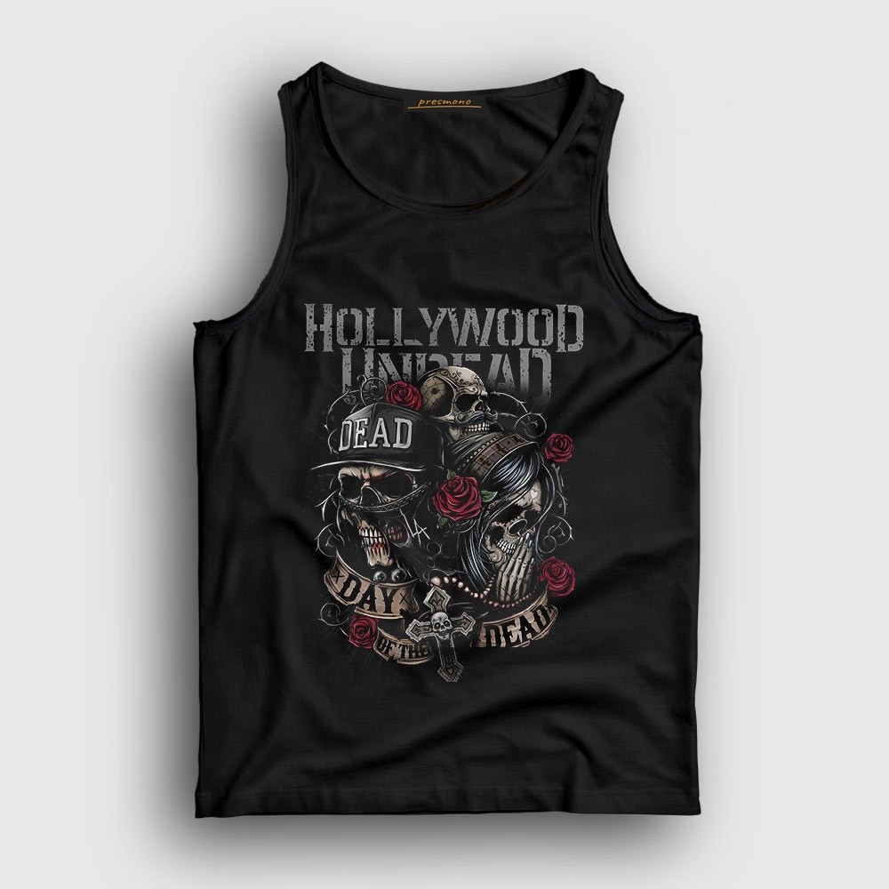 Presmono Unisex Siyah Dead Hollywood Undead Atlet