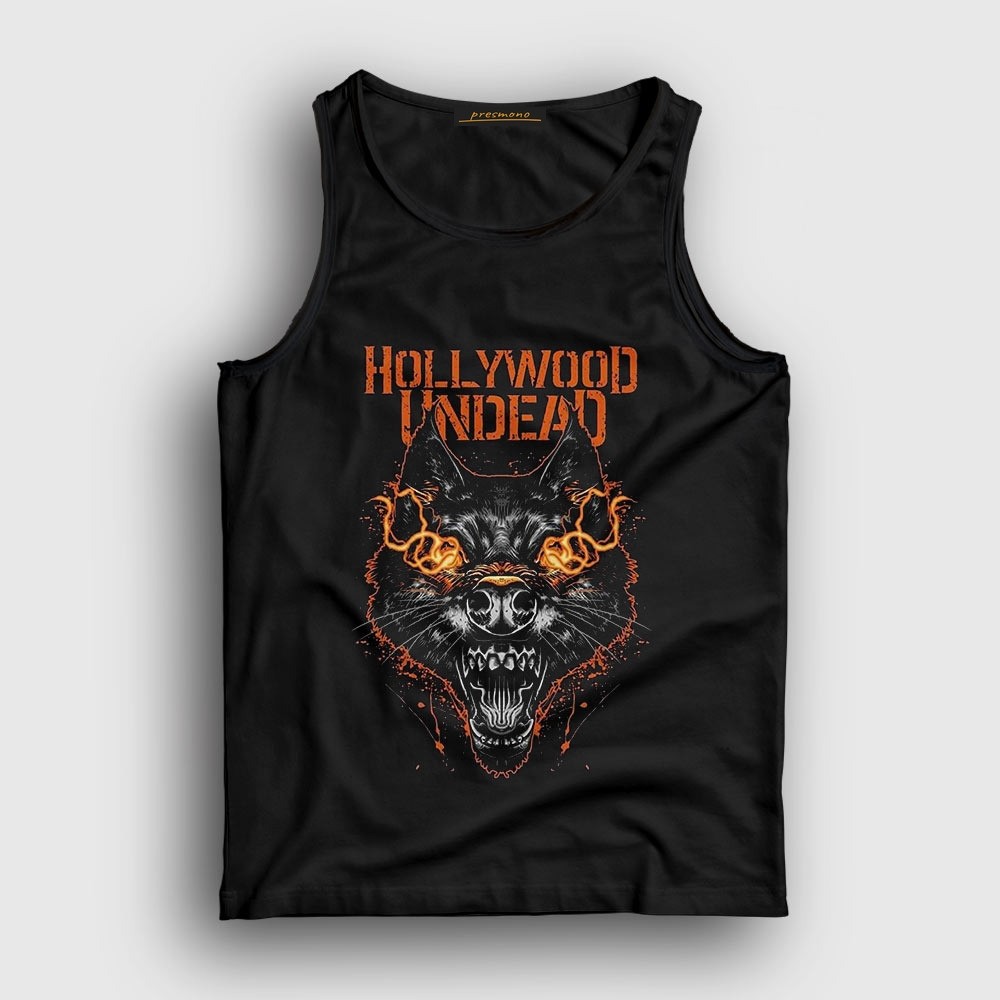 Presmono Unisex Siyah Wolf Hollywood Undead Atlet