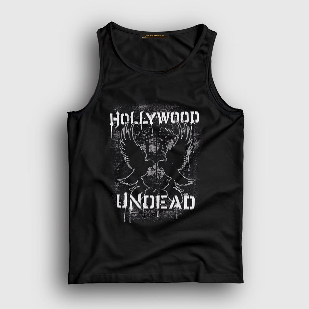 Presmono Unisex Siyah La Hollywood Undead Atlet