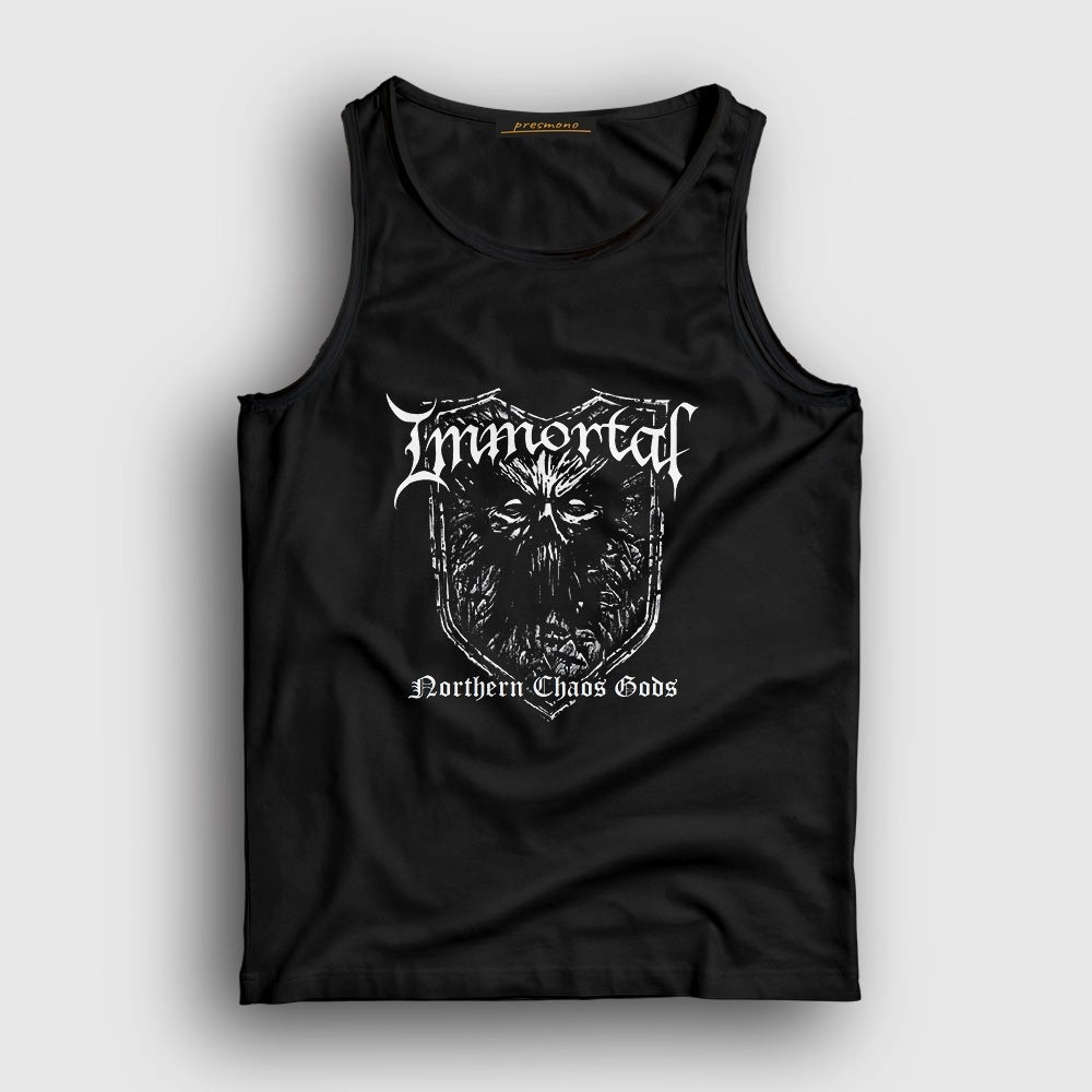 Presmono Unisex Siyah Chaos Immortal Atlet