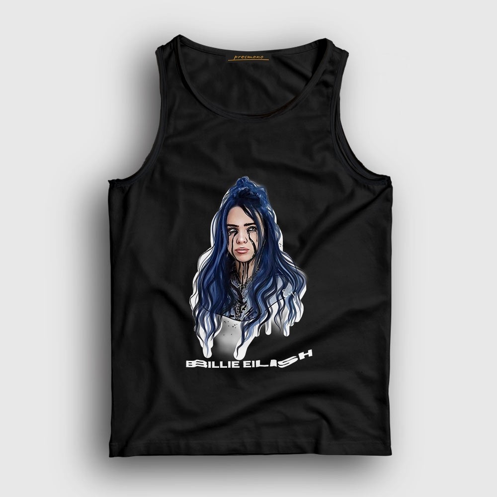 Presmono Unisex Siyah PO Billie Eilish Atlet görsel 2