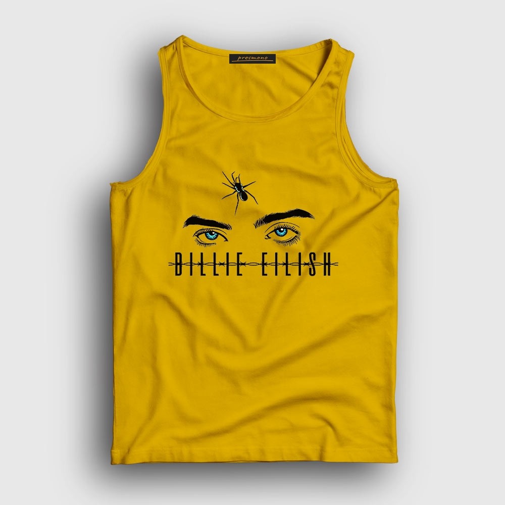 Presmono Unisex Sarı Spider Billie Eilish Atlet