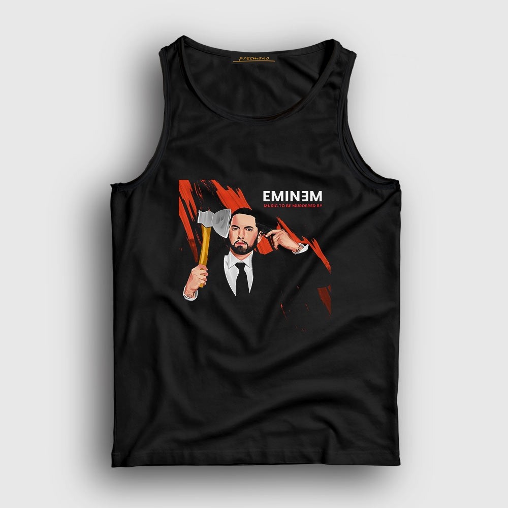 Presmono Unisex Siyah Murdered Eminem Atlet