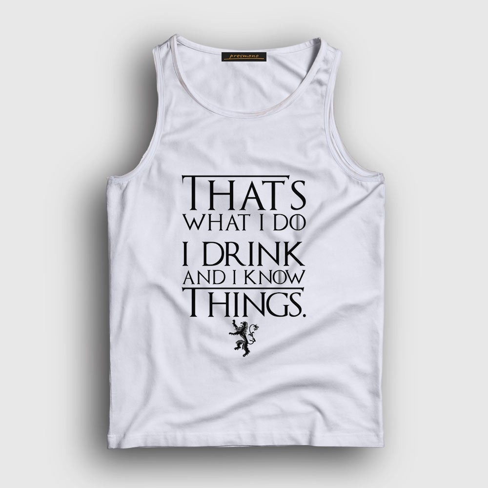 Presmono Unisex Haki Drink Game Of Thrones Atlet görsel 2