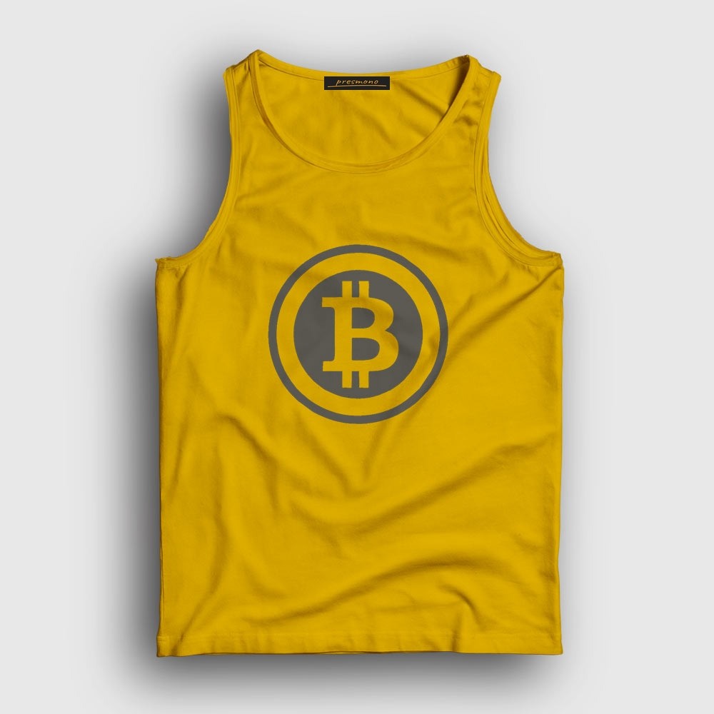 Presmono Unisex Beyaz Gray Logo Bitcoin Atlet görsel 2