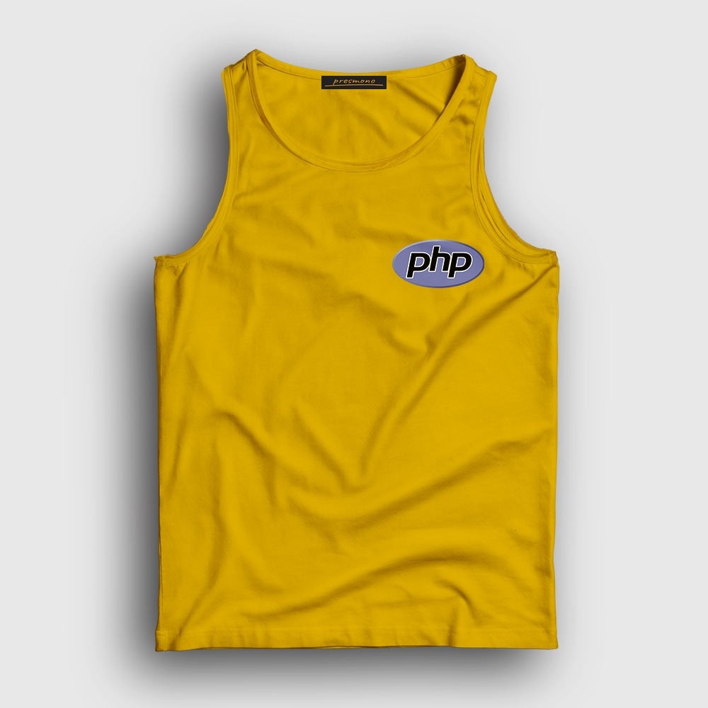 Presmono Unisex Sarı Php Coder Programmer Developer Yazılımcı Atlet görsel 5
