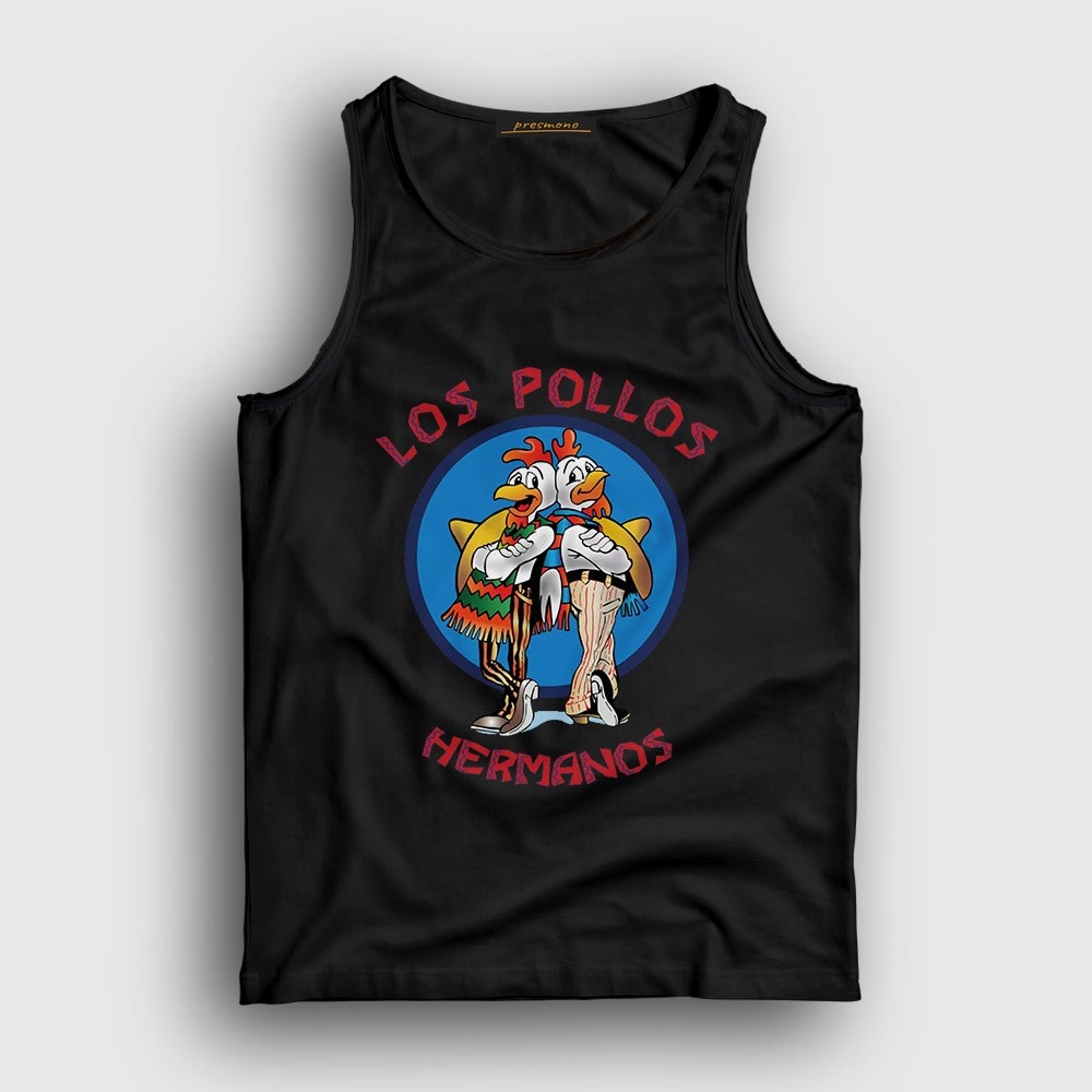 Presmono Unisex Beyaz Los Pollos Hermanos Breaking Bad Atlet görsel 3
