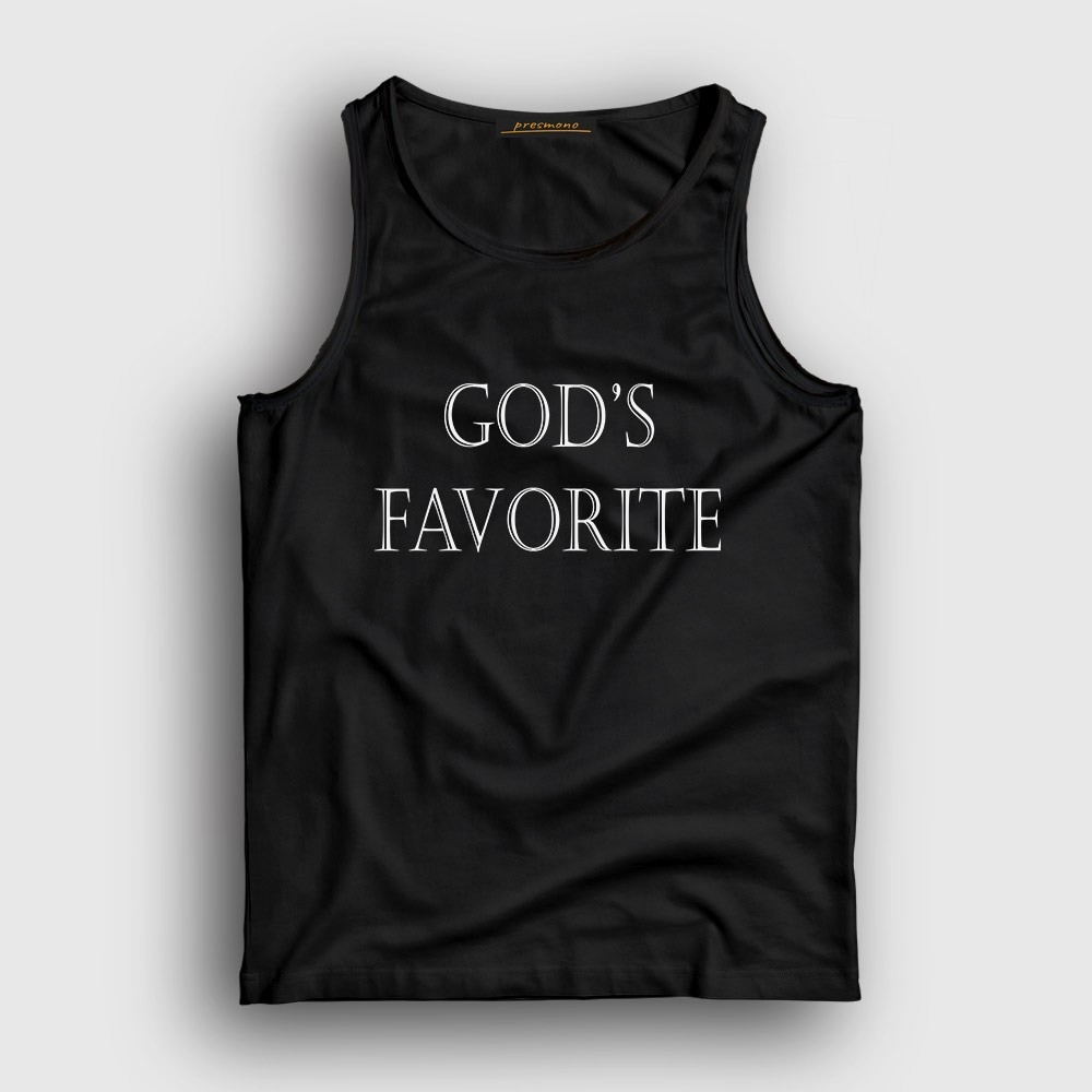 Presmono Unisex Beyaz God's Favorite Atlet