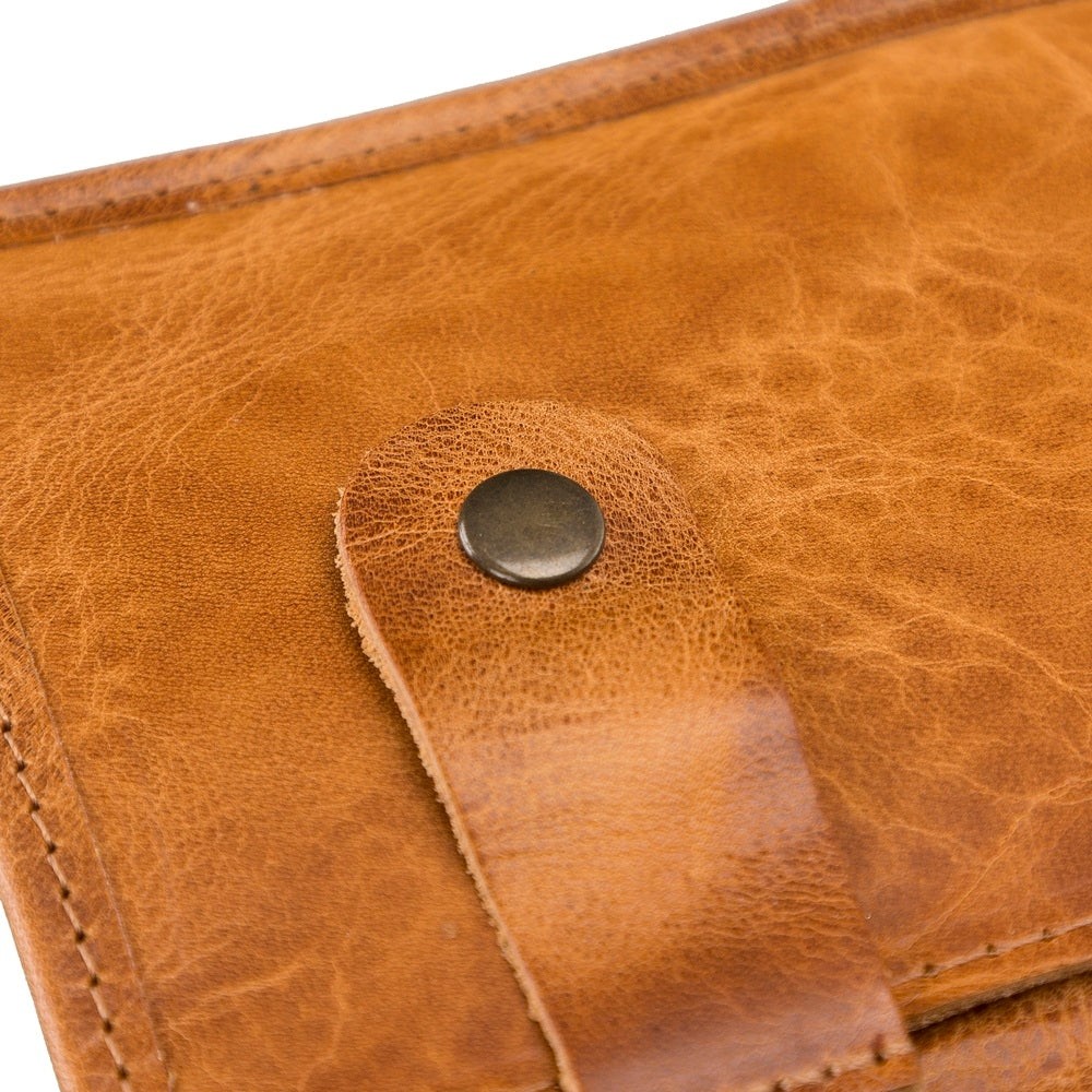 BloominBag Torino Tech Roll Sandy Mocca Hakiki Deri Kablo & Şarj Düzenleyici görsel 7