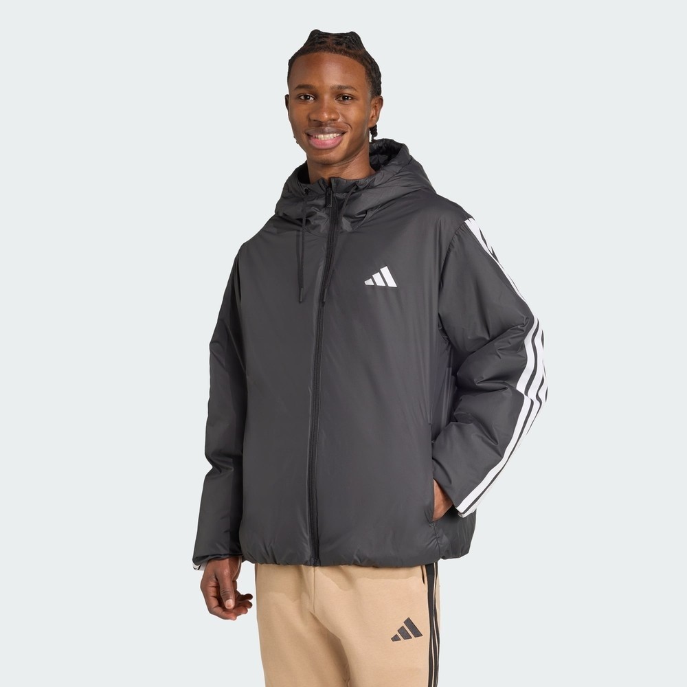 TeknoKapsül Adidas Sportswear JM4042 Essentials Clımawarm 3-Stripes Insulated Hooded görsel 3