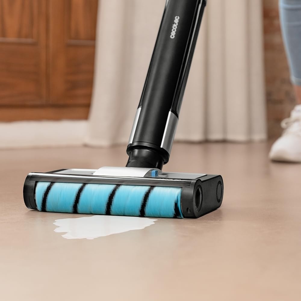 OEM Freego Wash Elektrikli Paspas, 40W, 40 Dakika Çalışma Süresi, Wet Jalisco Emici Silindir, 420 ml Temiz ve 150 ml Kirli Su Tankı, Otomatik Püskürtme, Kendini Temizleme Istasyonu görsel 2