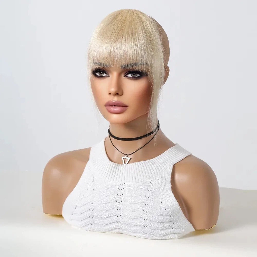 Uravas Store Yoğun Gerçek Perçem / Beyaz Platin görsel 3