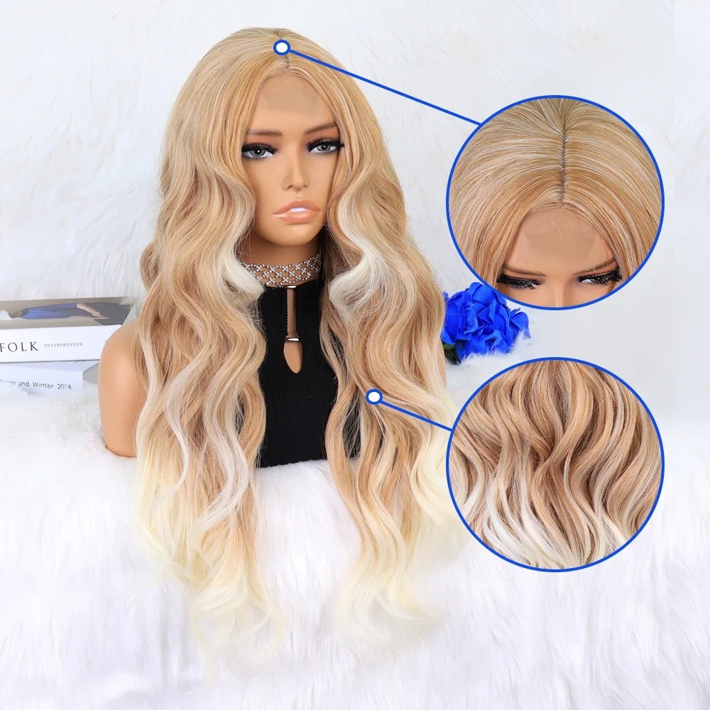 Uravas Store Balköpüğü Platin Röfleli Daalı Tül Peruk görsel 4