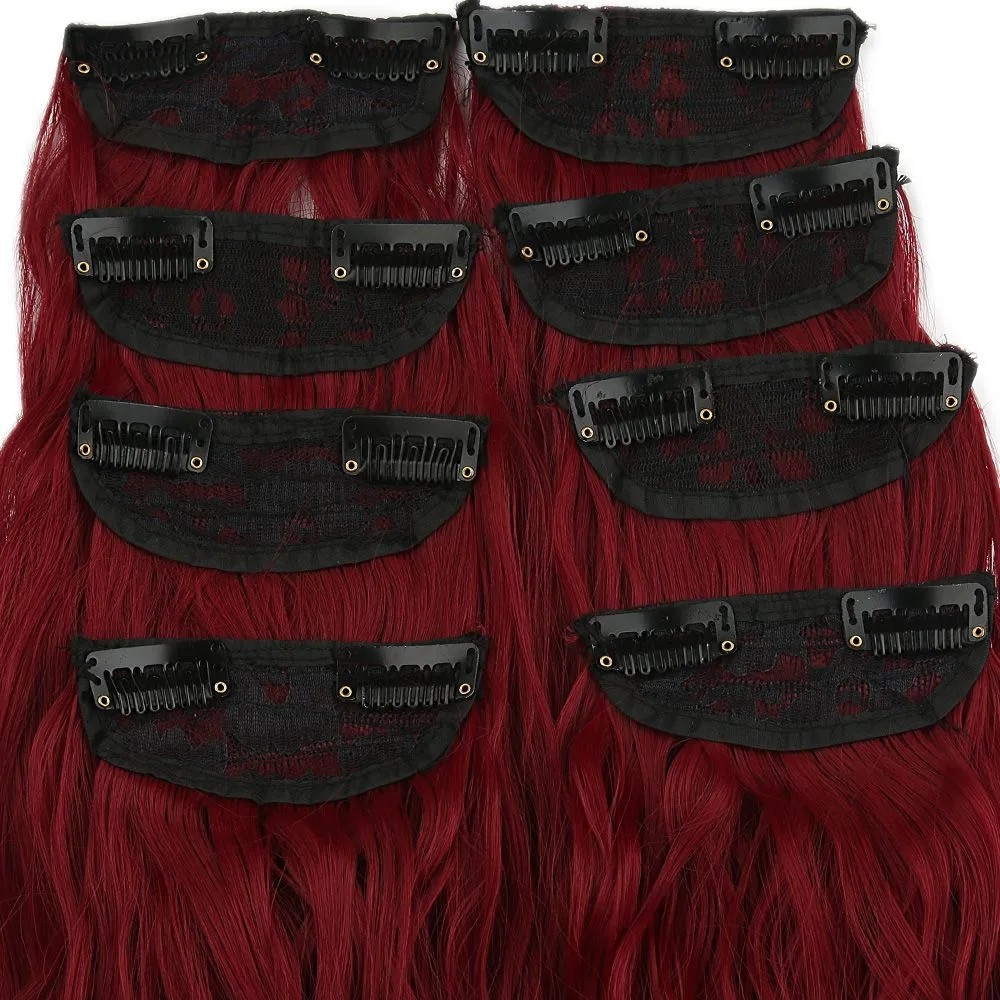 Uravas Store Fiber Sen Kabarık Daalı 8 Parça Çıt Çıt / Kızıl görsel 2