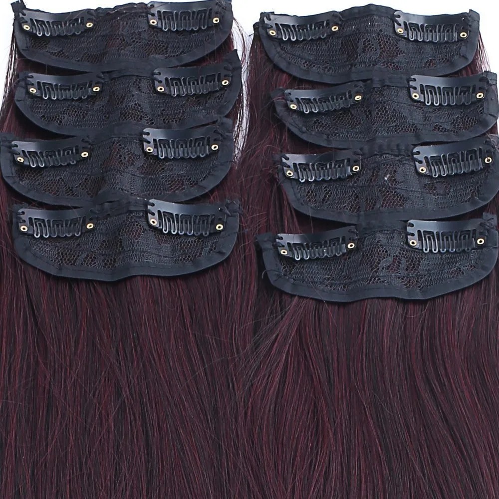 Uravas Store Fiber Sen Kabarık Daalı 8 Parça Çıt Çıt / Koyu Kızıl görsel 3