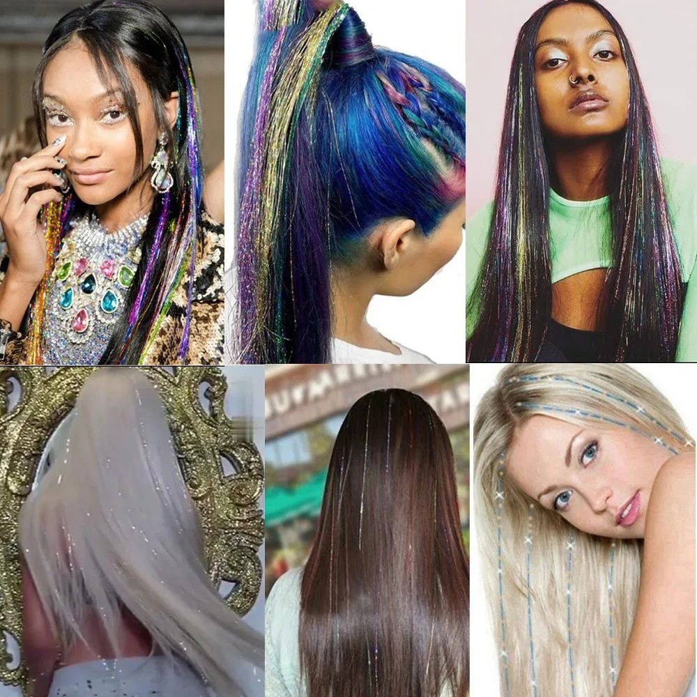 Renas Store Hair Tinsel / Simi / Yeşil görsel 3