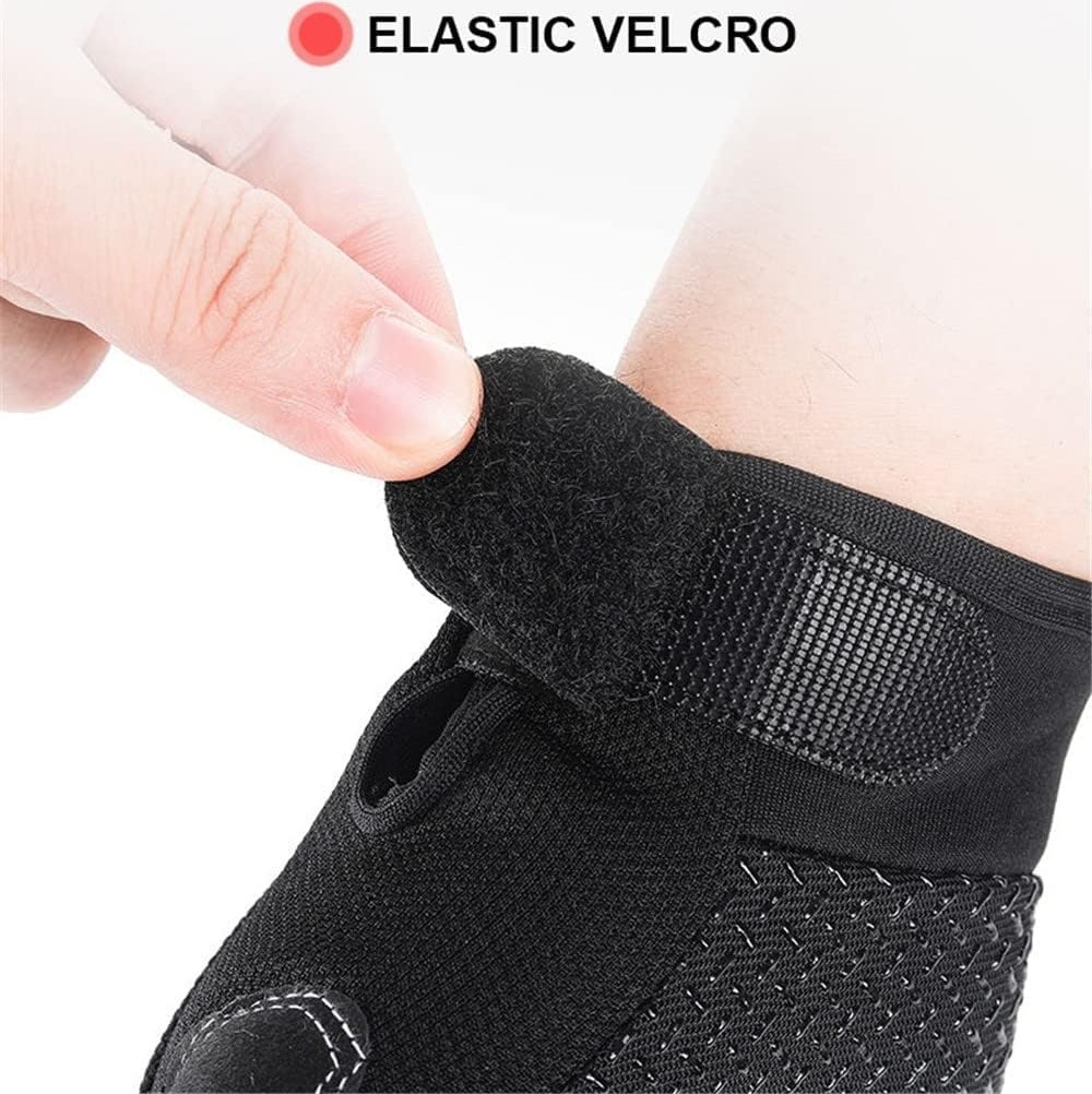 Aesco Aputue Egzersiz Eldivenler, Nefes Alabilir Erkek ve Kadın Spor Eldiveni, Tam Parmak Kaymaz Silikon Avuç Içi Ağırlık Çalışma Eldiveni, Halter, Fitness, Koşu ve Antrenman Için Spor Salonu Eldiveni görsel 3