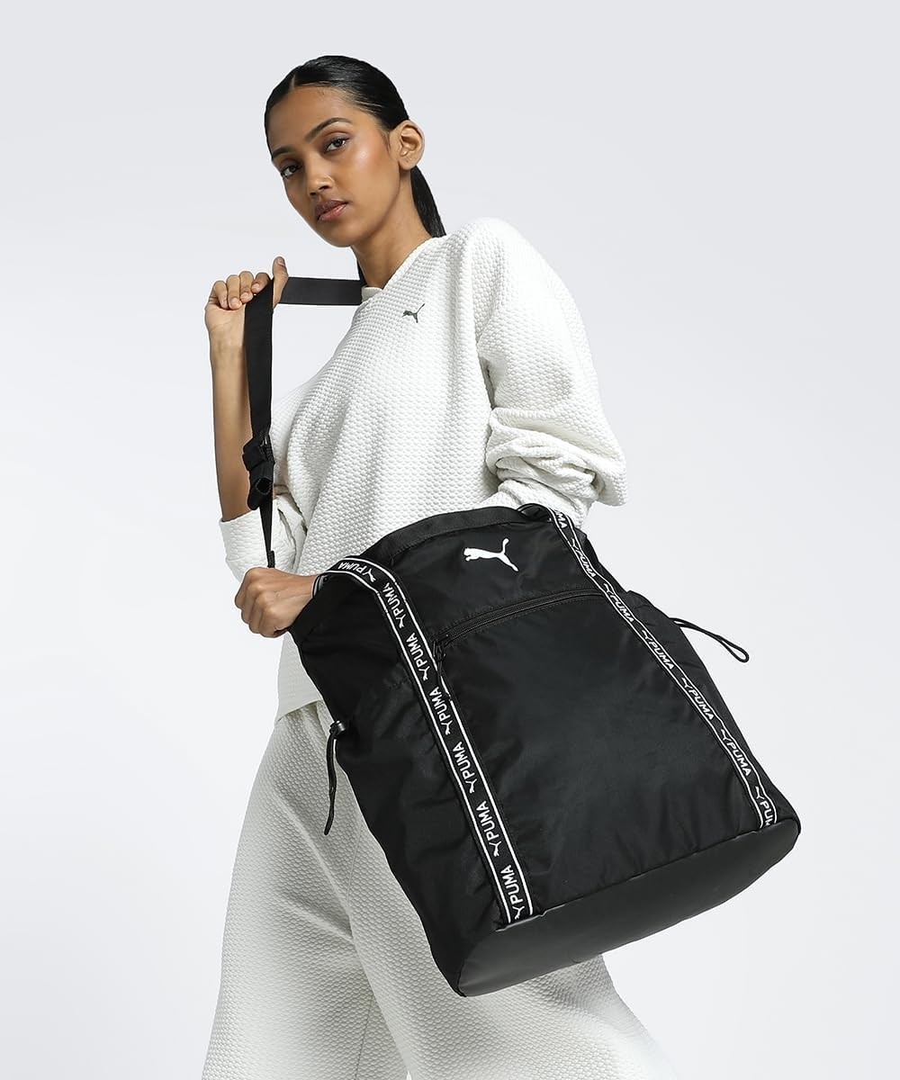 Happy Trend Puma At Ess Tote Bag, Kadın Spor Çantası, Puma Black, Osfa - 090781 görsel 2