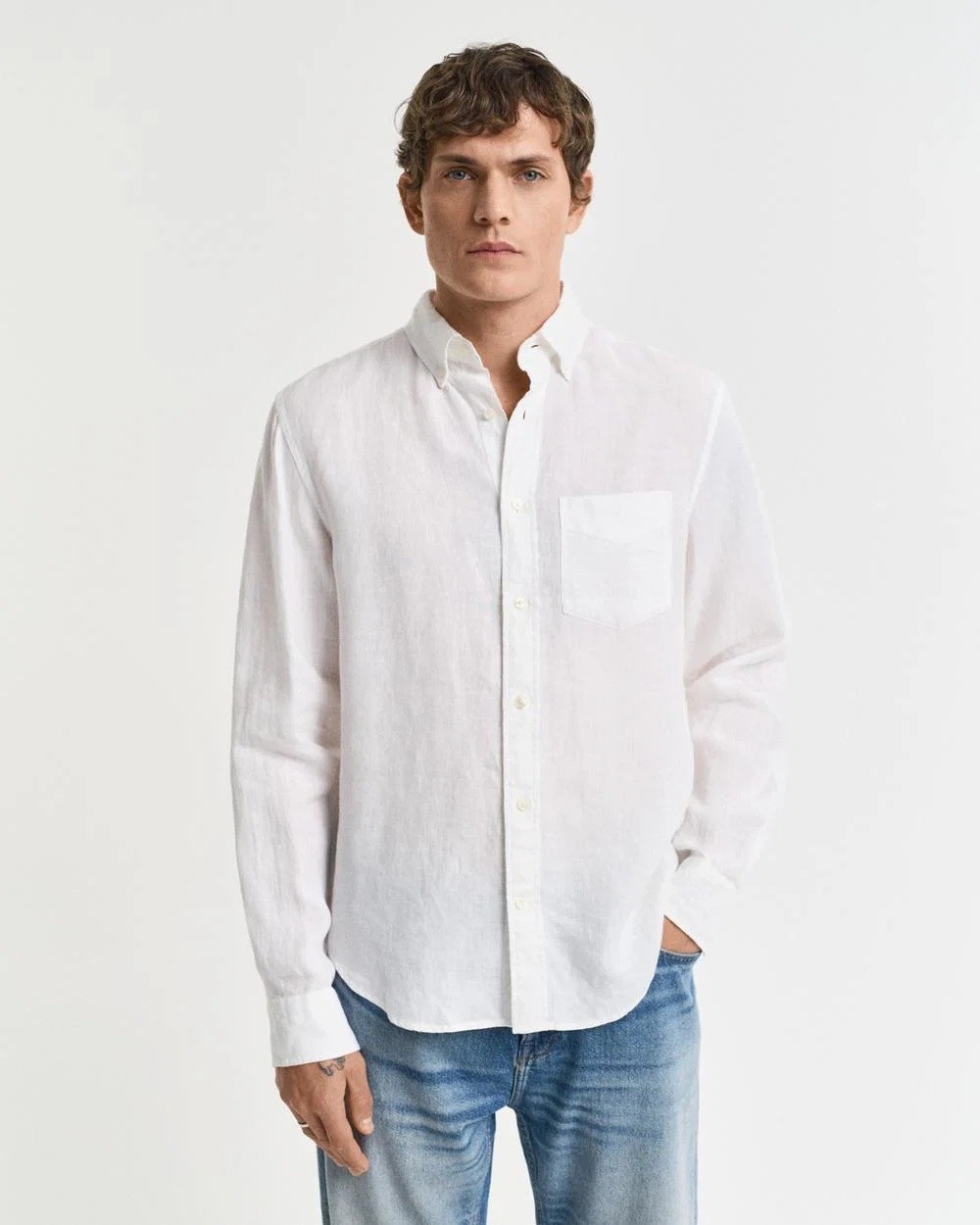 Gant Keten Slim Fit Gömlek