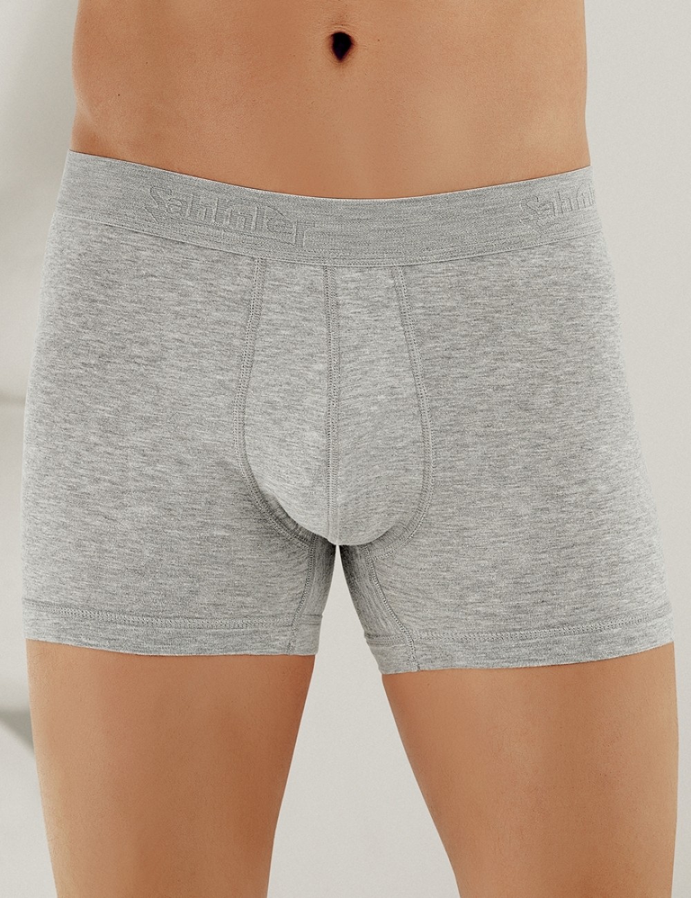 Şahinler 6 Lı Paket Likralı Boxer Siyah ME031 görsel 8