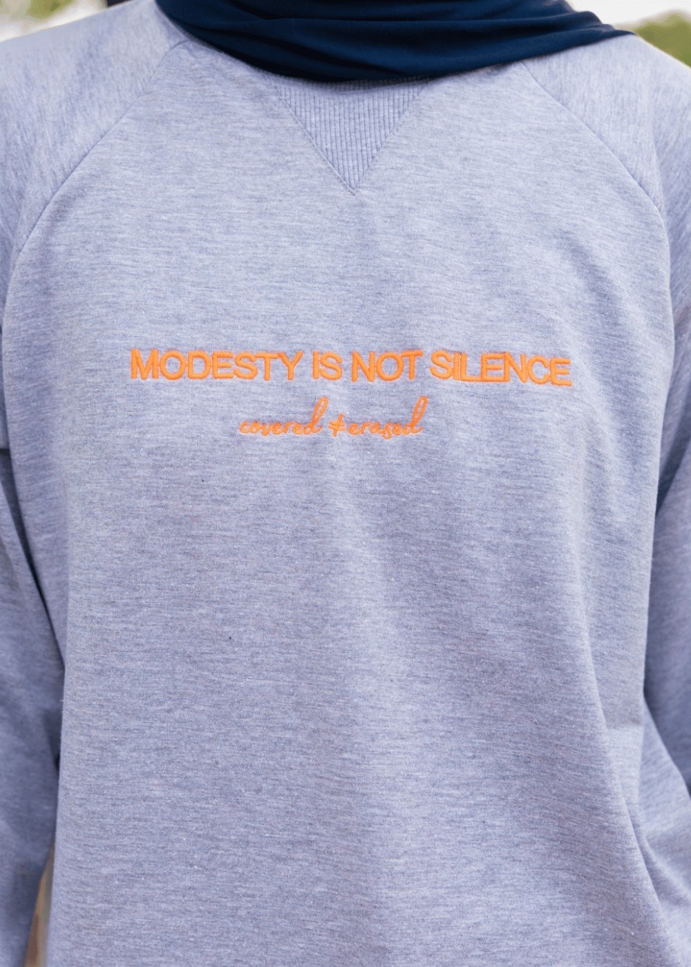 Mayovera Mesaj ''Silence'' Sweatshirt görsel 3