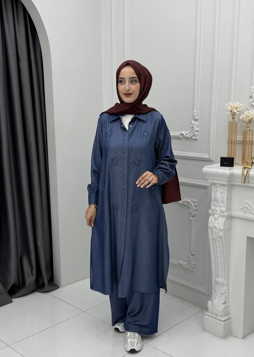 Rumo Beren Takım Indigo görsel 2