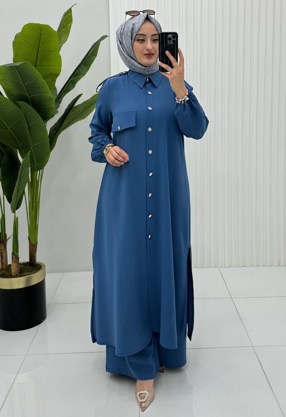 Rumo Büşra Takım Indigo görsel 2