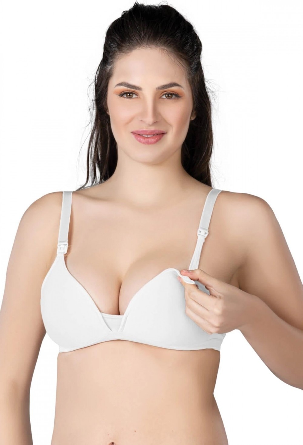 Marsilyan ™ Beyaz Mı 1422 Modal Cotton Kaplı Emzirme Sütyen