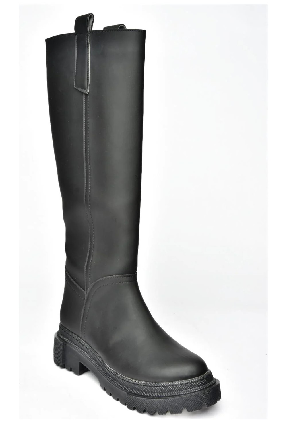 Fox Shoes R973201109 Siyah Kalın Tabanlı Şık ve Rahat Tasarımlı Kadın Çizme Modeli görsel 8