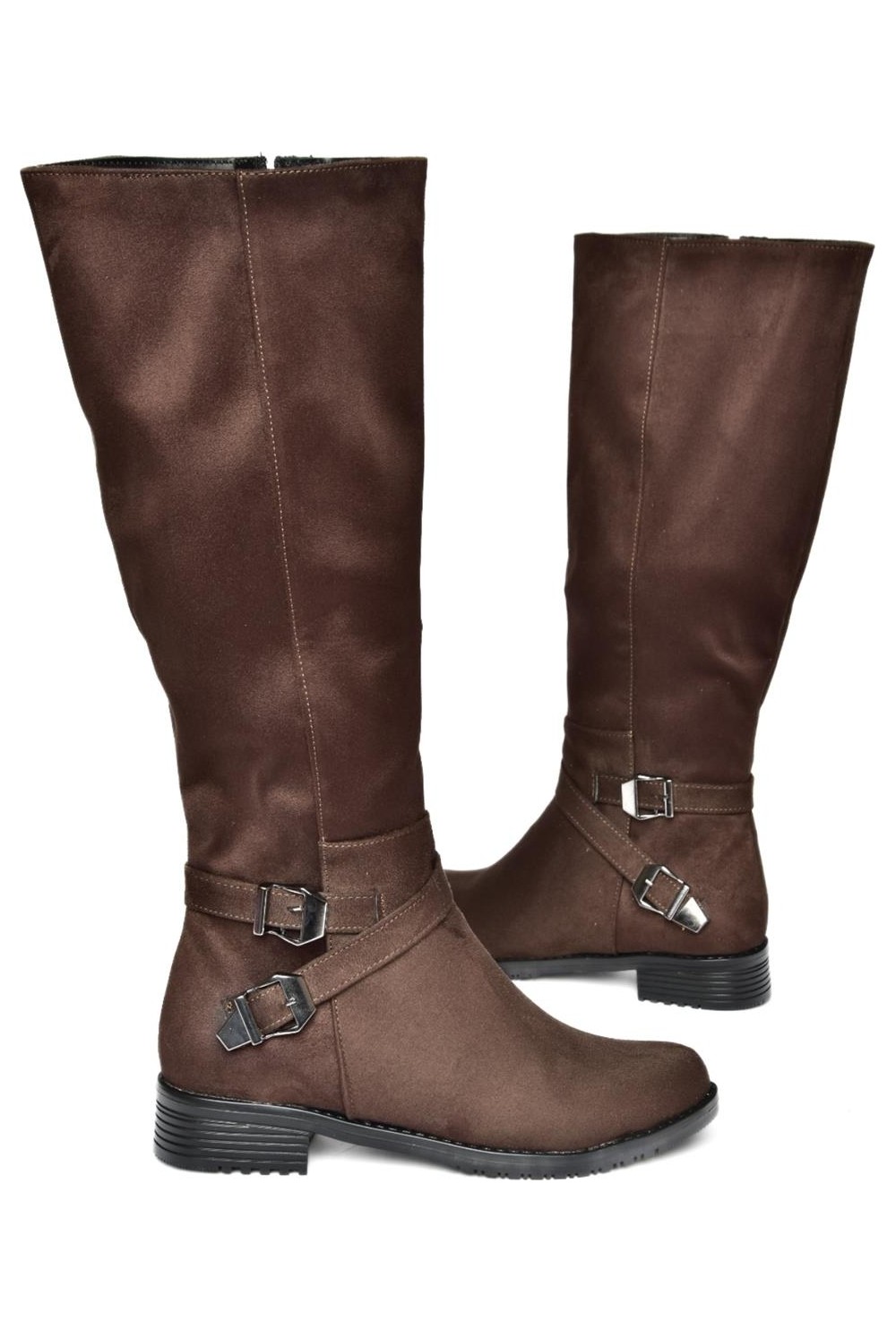 Fox Shoes Kahverengi Süet Kadın Çizme E726203402 görsel 6